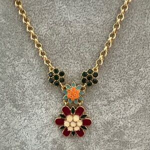 Kate Spade Bold Blooms Flower Necklace